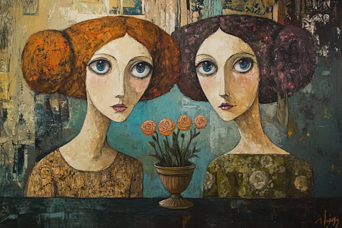 do a stunning friendship portrait