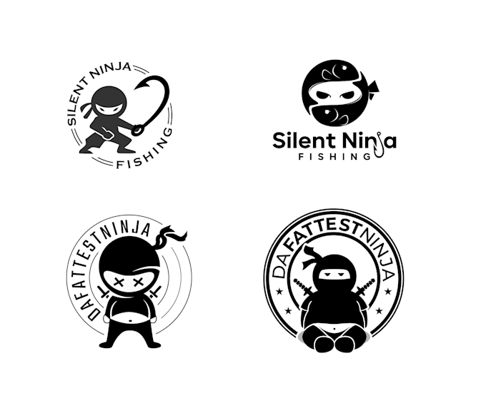 design luxury ninja logo