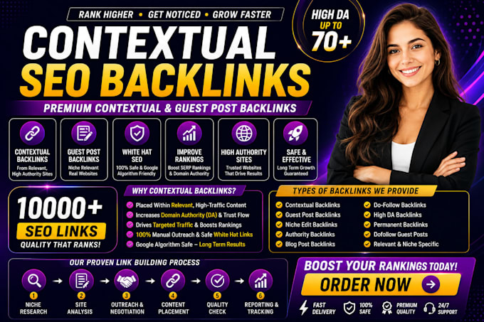 create high quality SEO contextual backlinks with white hat link building