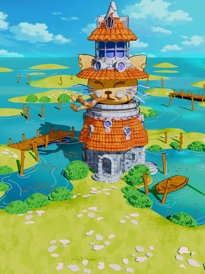 do low poly  assets for unity , roblox studio , godot