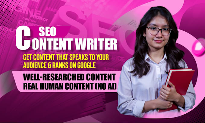 write SEO friendly human written content that ranks