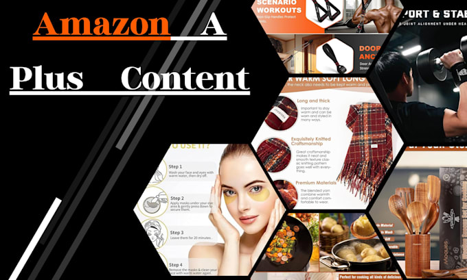 design amazon a plus content and listing images and amazon ebc