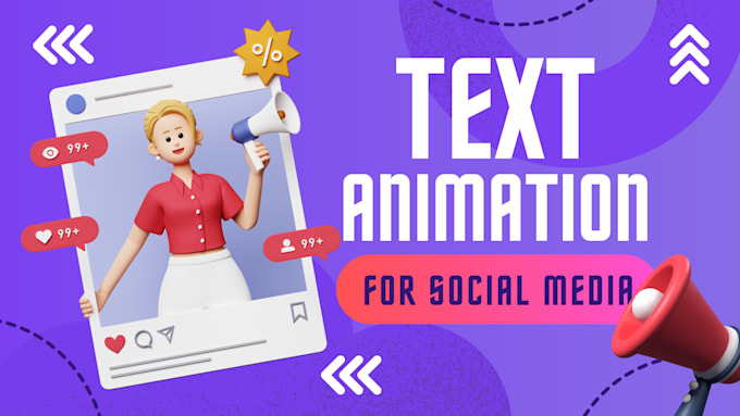 create dynamic kinetic text animation