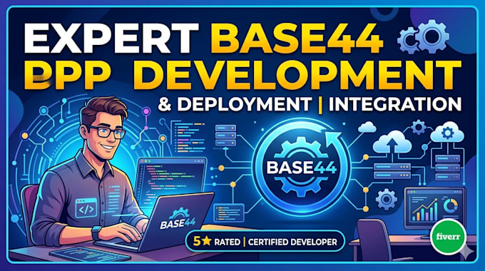 expert base44 app development, deployment ,integration