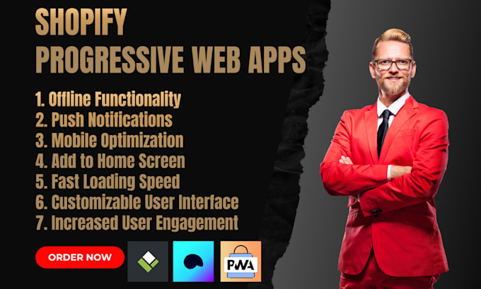 setup shopify progressive web apps pwa and mobile app progressier litefy ampify