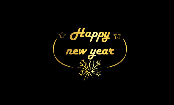 make intriguing happy new year  2025 logo