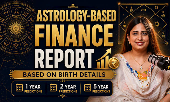 analyse and prepare finance report with 2 years prediction for you