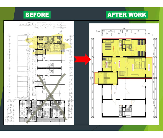 create a 2d floor plan and redraw your floor plan