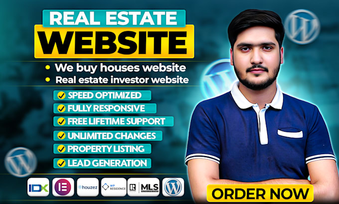 design a professional real estate investor website to grow your business