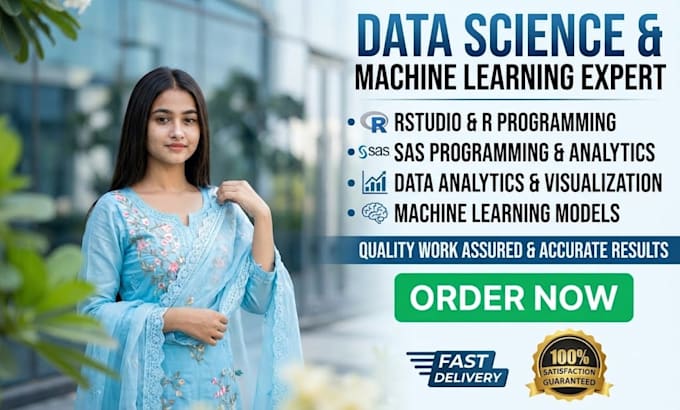 do data science, machine learning in rstudio, sas, r programming, data analytics
