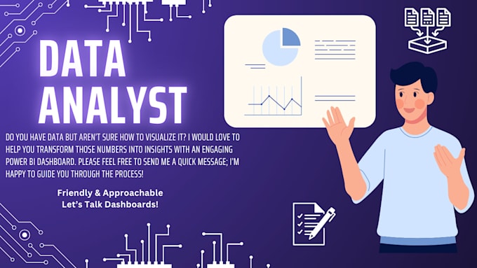 be your power bi developer excel specialist, data analyst