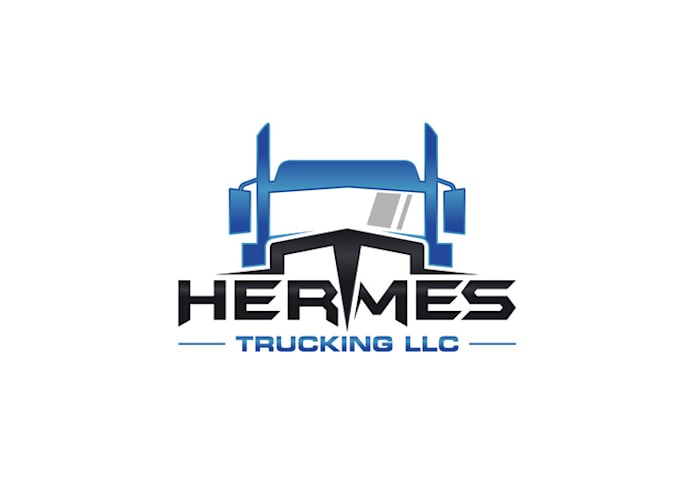 make eye catching hermes trucking logo