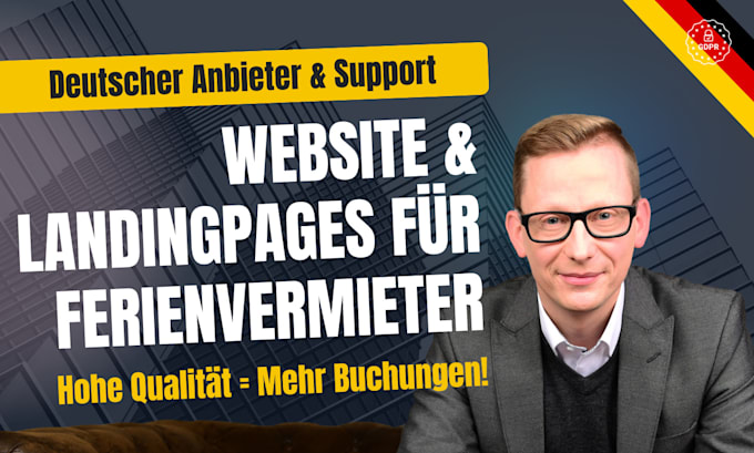 create german website for holiday rental and holiday homes