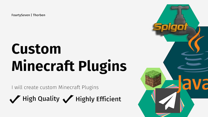 Develop minecraft plugins in java for your server by Buenger_thorben ...