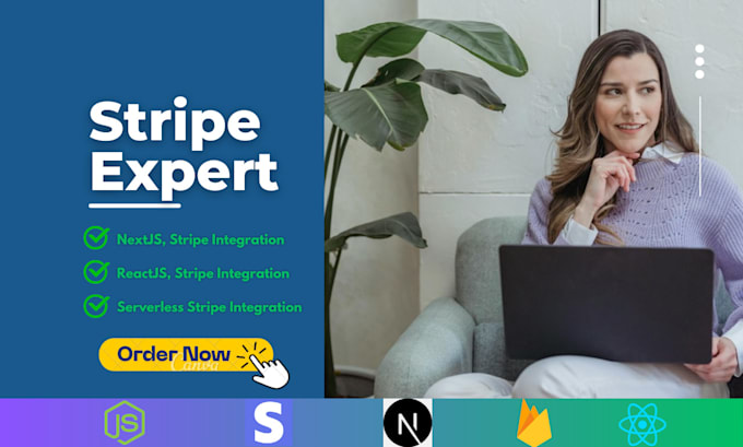 integrate stripe with react, nextjs, and django applications