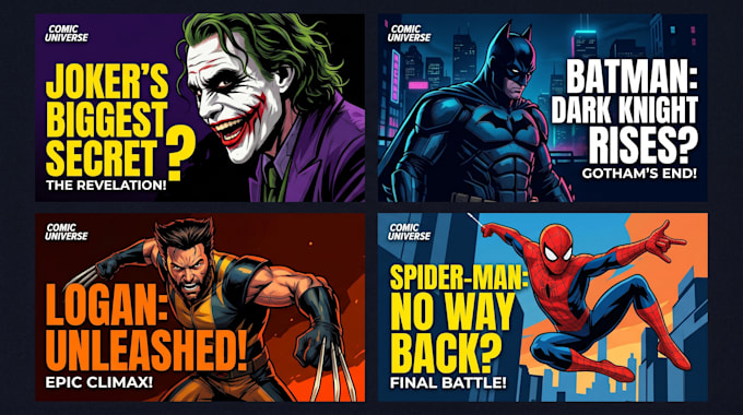 create a comic explain youtube, tiktok channel