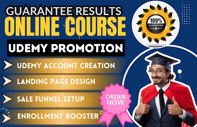 boost udemy course promotion, udemy online course marketing, thinkific, kajabi