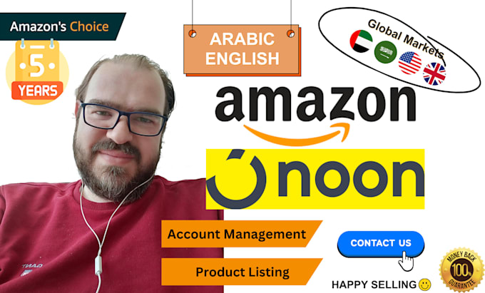 setup amazon and noon seller account uae ksa