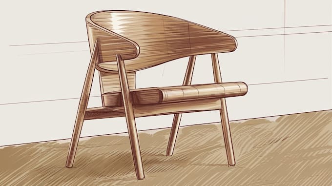 develop industrial and product design concept by sketches