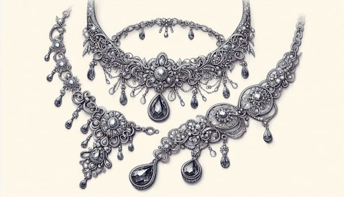 make high quality stylish jewelry sketch design for you