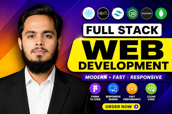 do website development as full stack web developer, react, node, HTML CSS