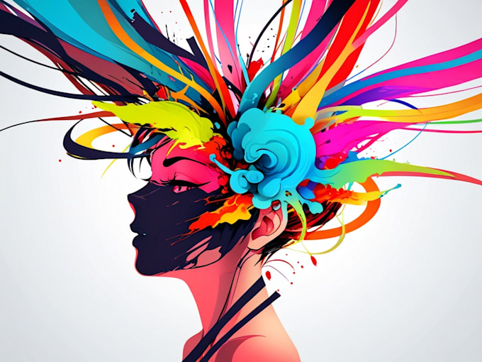 make creative abstract art for you
