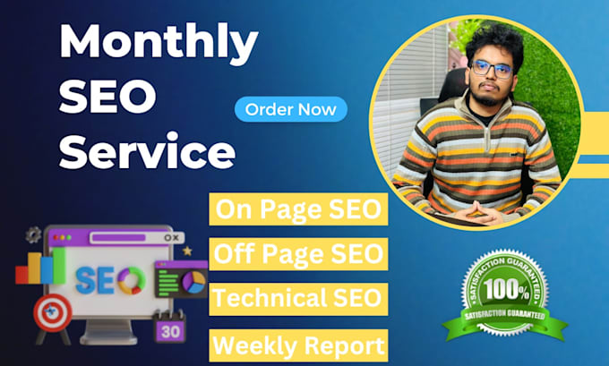 Do monthly off page seo service using authority white hat dofollow ...