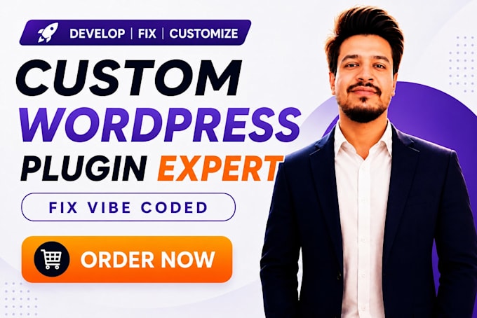 develop or fix custom wordpress plugin or vibe coded plugin