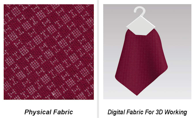 digitalize any fabric in 3d