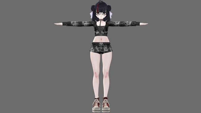 Custom vrchat avatar, 3d model, vrc character, avi, furry vr chat ...