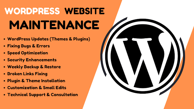 do wordpress website maintenance, fix issues, update plugins and themes
