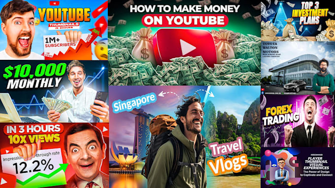 create a professional youtube thumbnail to boost your views