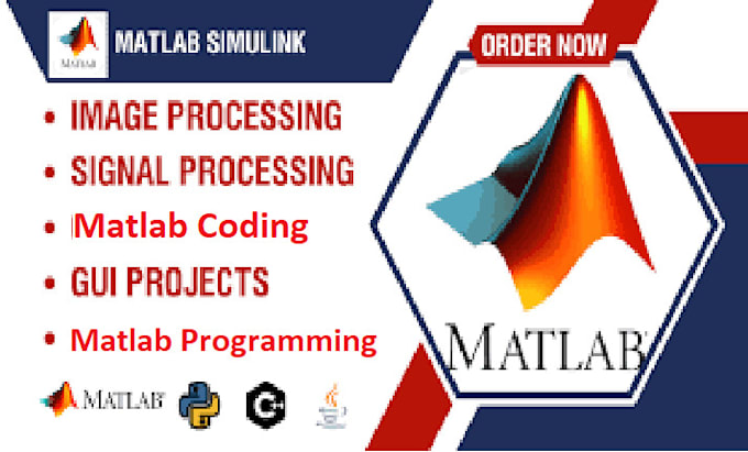matlab coding, programming, simulink, image and signal processing, gui projects