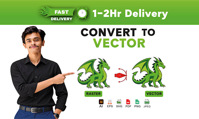 vector tracing, redraw logo or image to vector