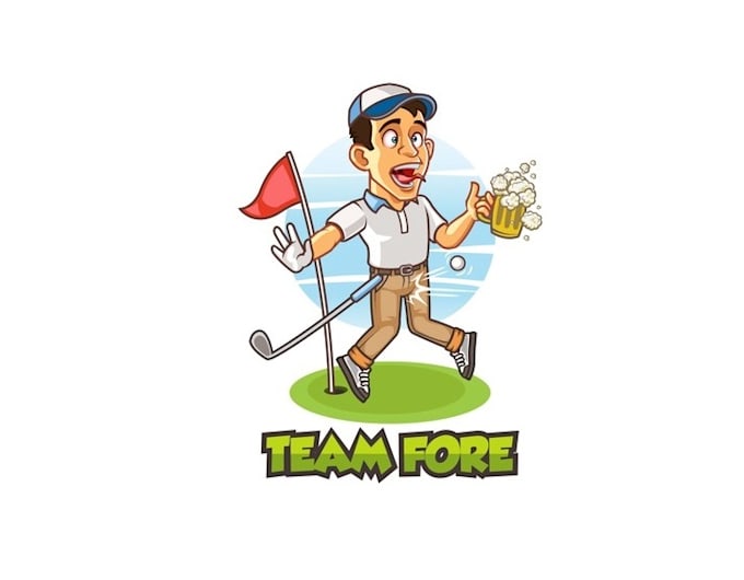 design unique golf team logo