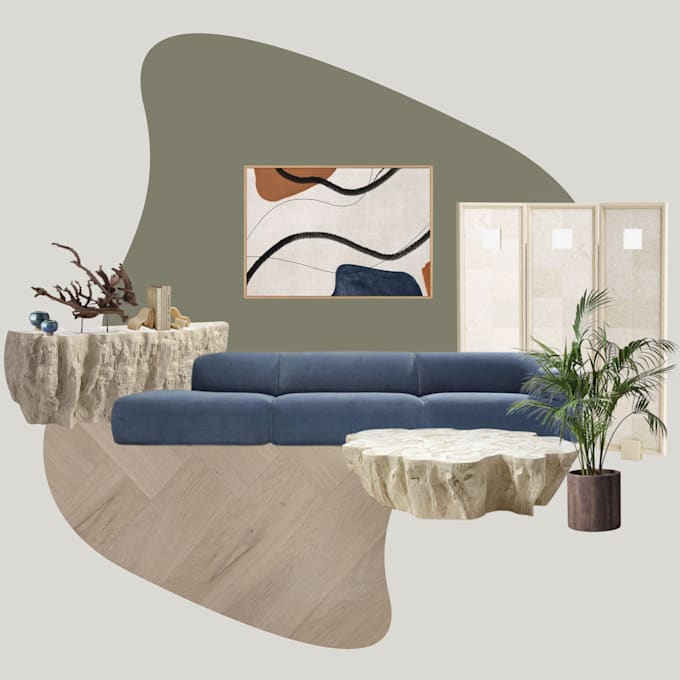 create interior mood boards and concept designs