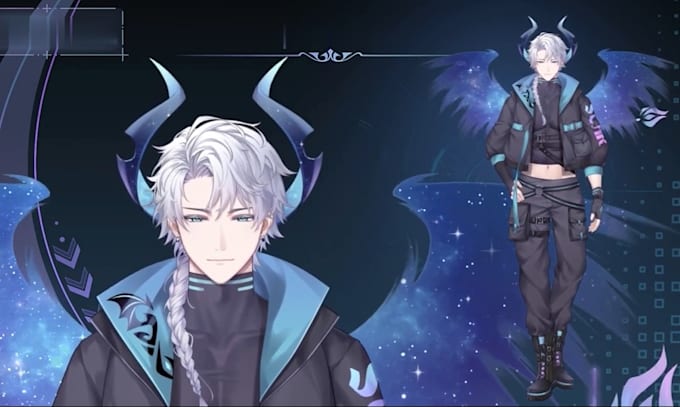 do 2d vtuber model, live2d rig, vtuber rigging, live2d model, vtuber commission