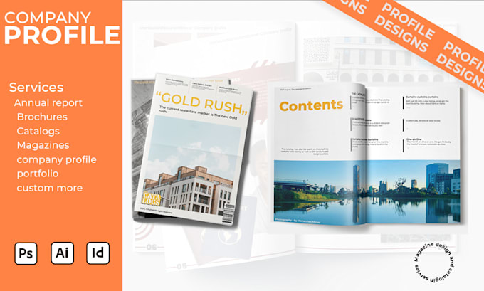 do an amazing company profile, corporate brochure, annual reports