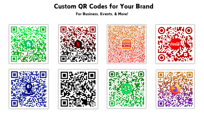 Design custom qr codes with logo and colors for your business by ...