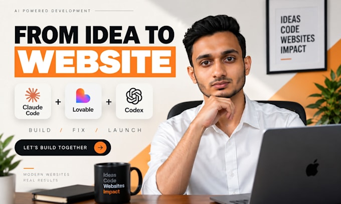 build fix and launch your website with lovable, claude code, codex