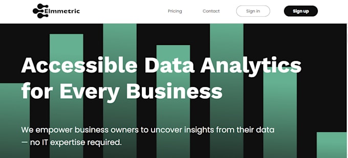 develop an ai driven data analysis saas