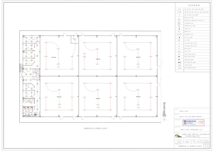 Photo inspiration: Convert Old Warehouse To Apartments Electrical Plan Reference: Do Electrical Lighting Plan And Power Layout Drawing For Building