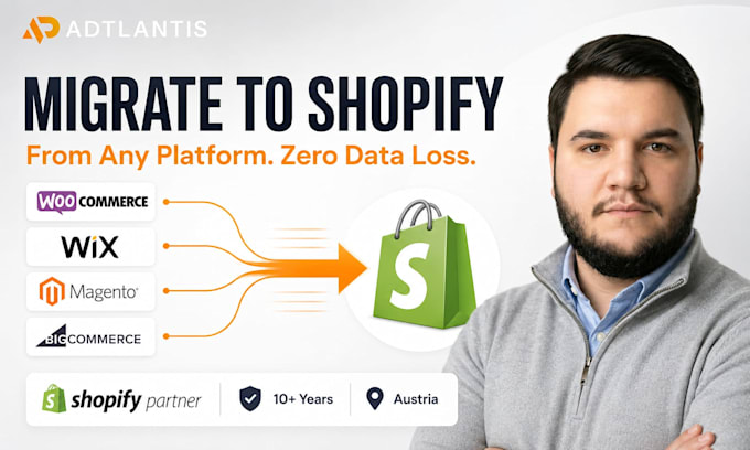 migrate your store to shopify from any platform