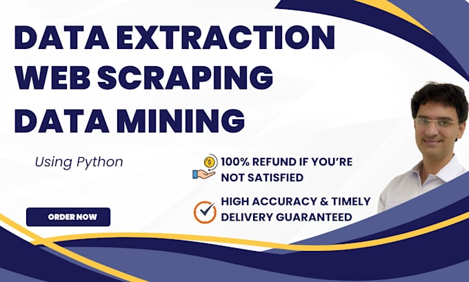 do web scraping and data mining from any website