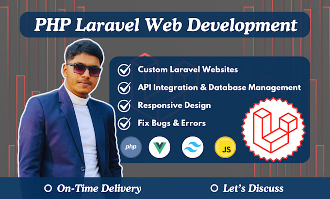 fix bugs, optimize, build or develop any vue php laravel custom websites