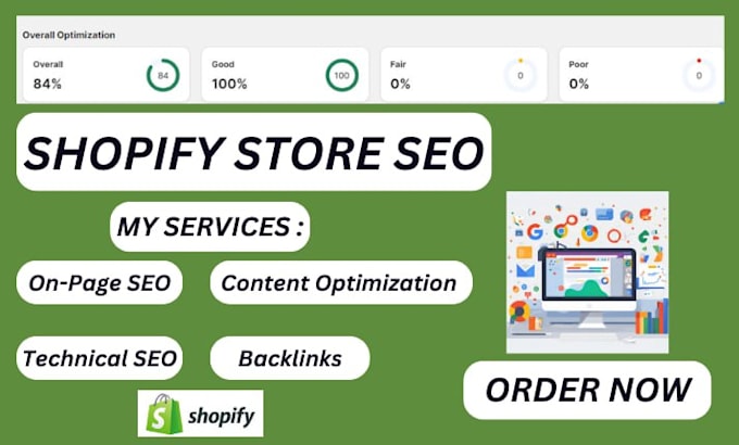Shopify seo for store higher rankings on google by Roqeeb_popoola1 | Fiverr