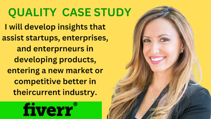 do case study analysis, research and summary writing