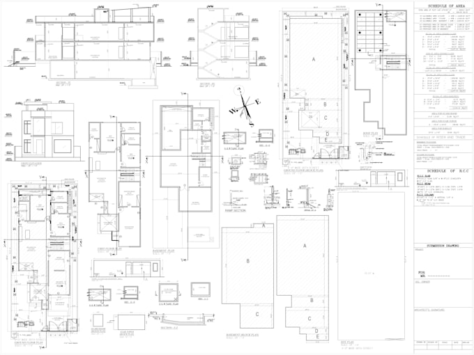 Draw architecture 2d floor plans in autocad by Zsaimaqureshi | Fiverr