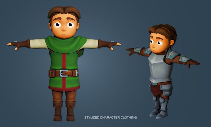 create stylized 3d game assets and props