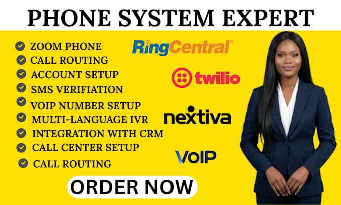 setup ringcentral aircall openphone ooma dialpad vonage nextiva IVR voip phone